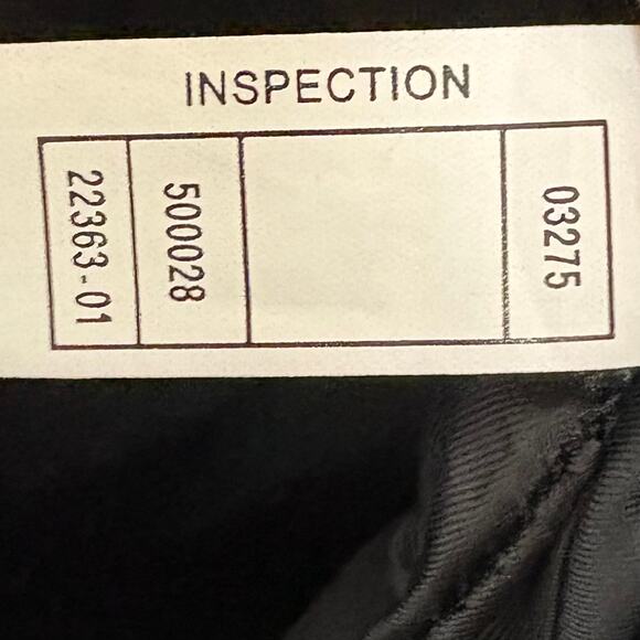 Vintage Wilsons Maxima Leather Pants Zipper Pockets Straight Leg Black Size 4 - Picture 6 of 11